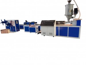 PE PP single wall Corrugated pipe production machine / PEHD spring sheath production machine
