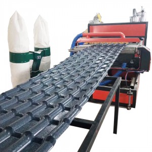 Máquina de produção de telha esmaltada de PVC
