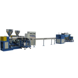 PVC spiral pipe production machine