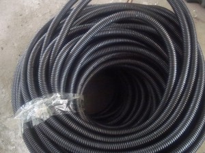 PE PP single wall Corrugated pipe production machine / PEHD spring sheath production machine